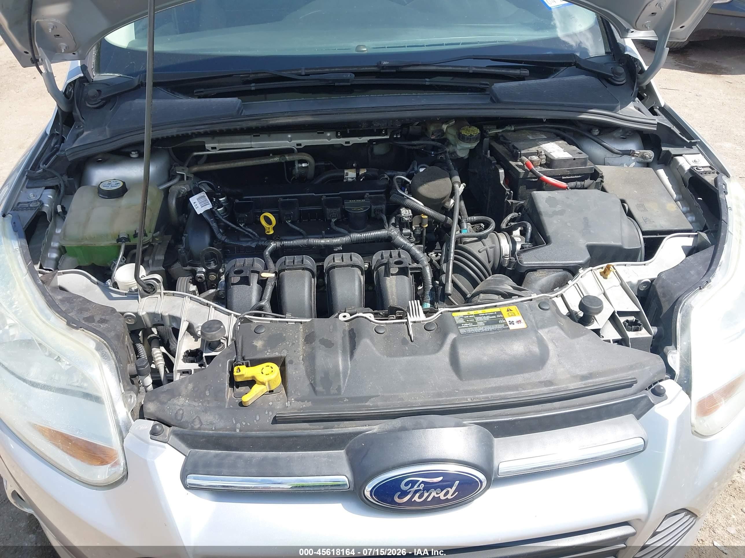 2012 Ford Focus Se Silver vin: 1FAHP3F20CL422030