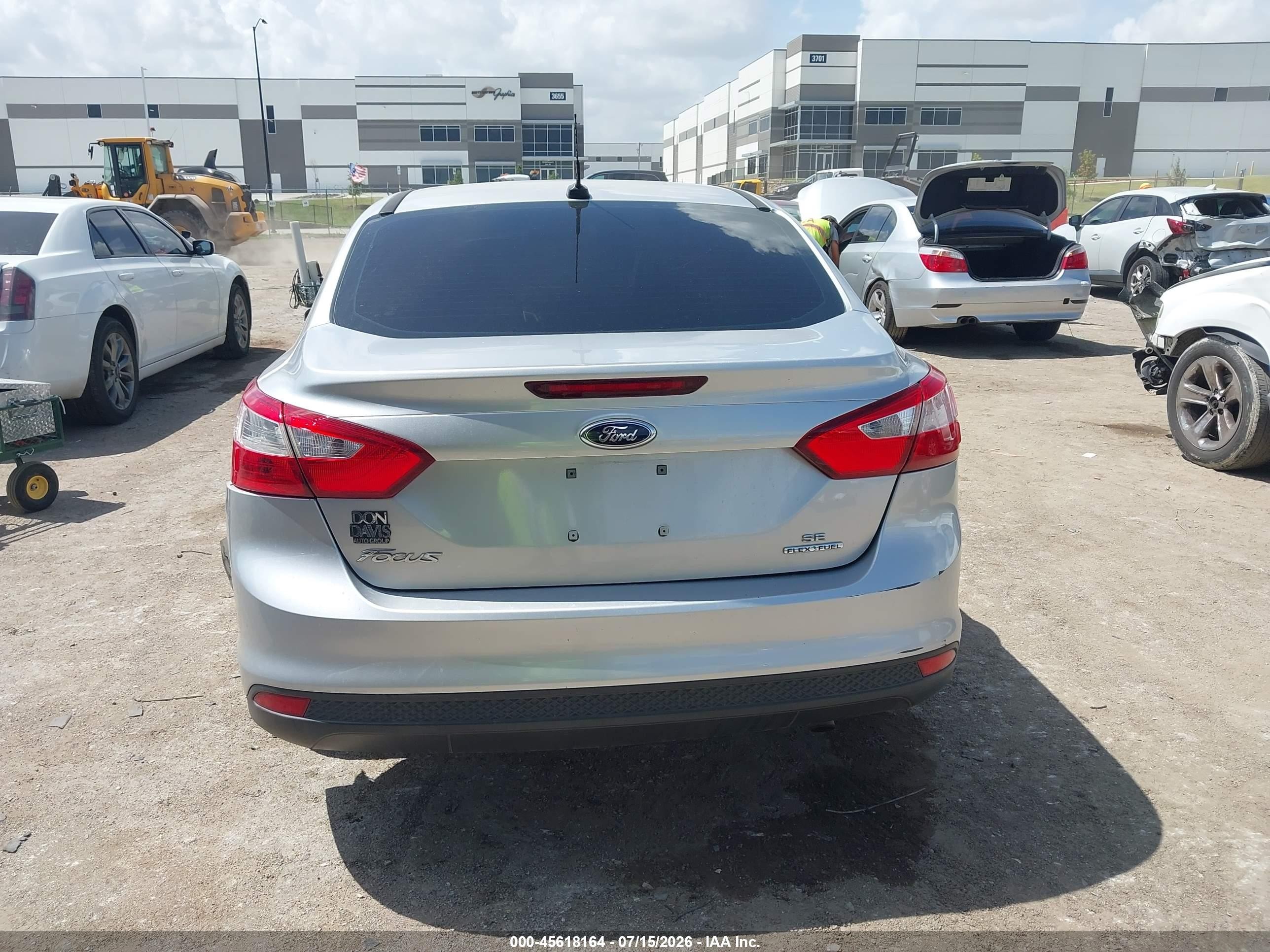 2012 Ford Focus Se Silver vin: 1FAHP3F20CL422030