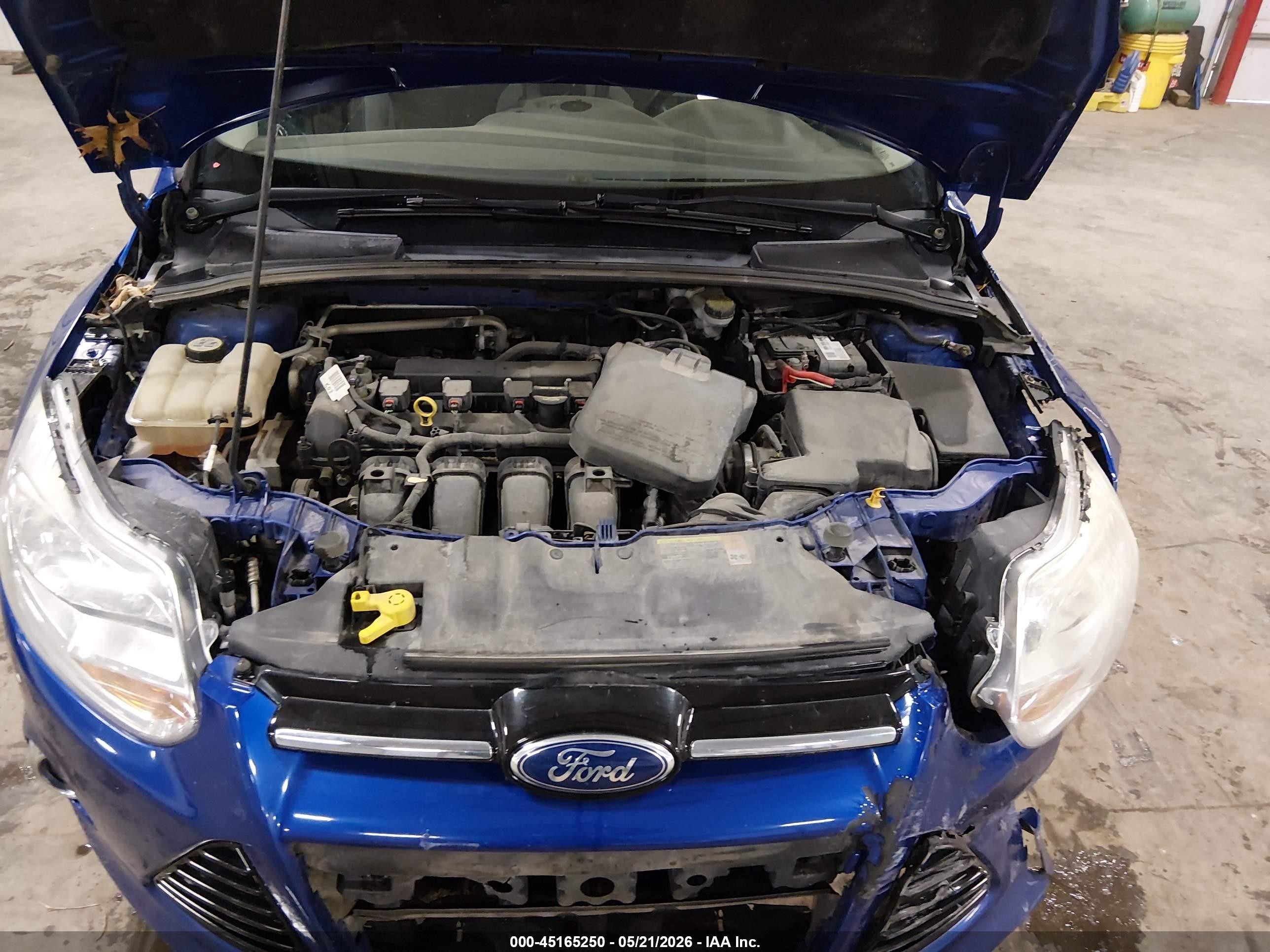 2012 Ford Focus Se Blue vin: 1FAHP3F20CL464990