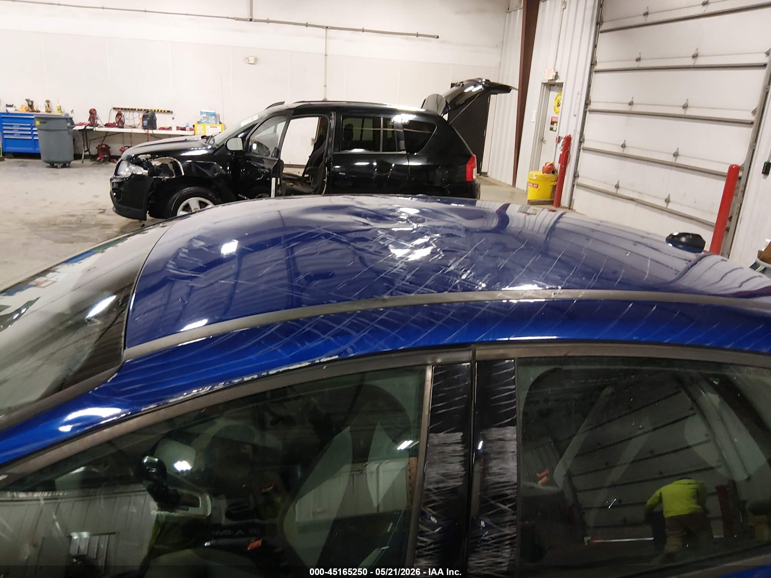 2012 Ford Focus Se Blue vin: 1FAHP3F20CL464990