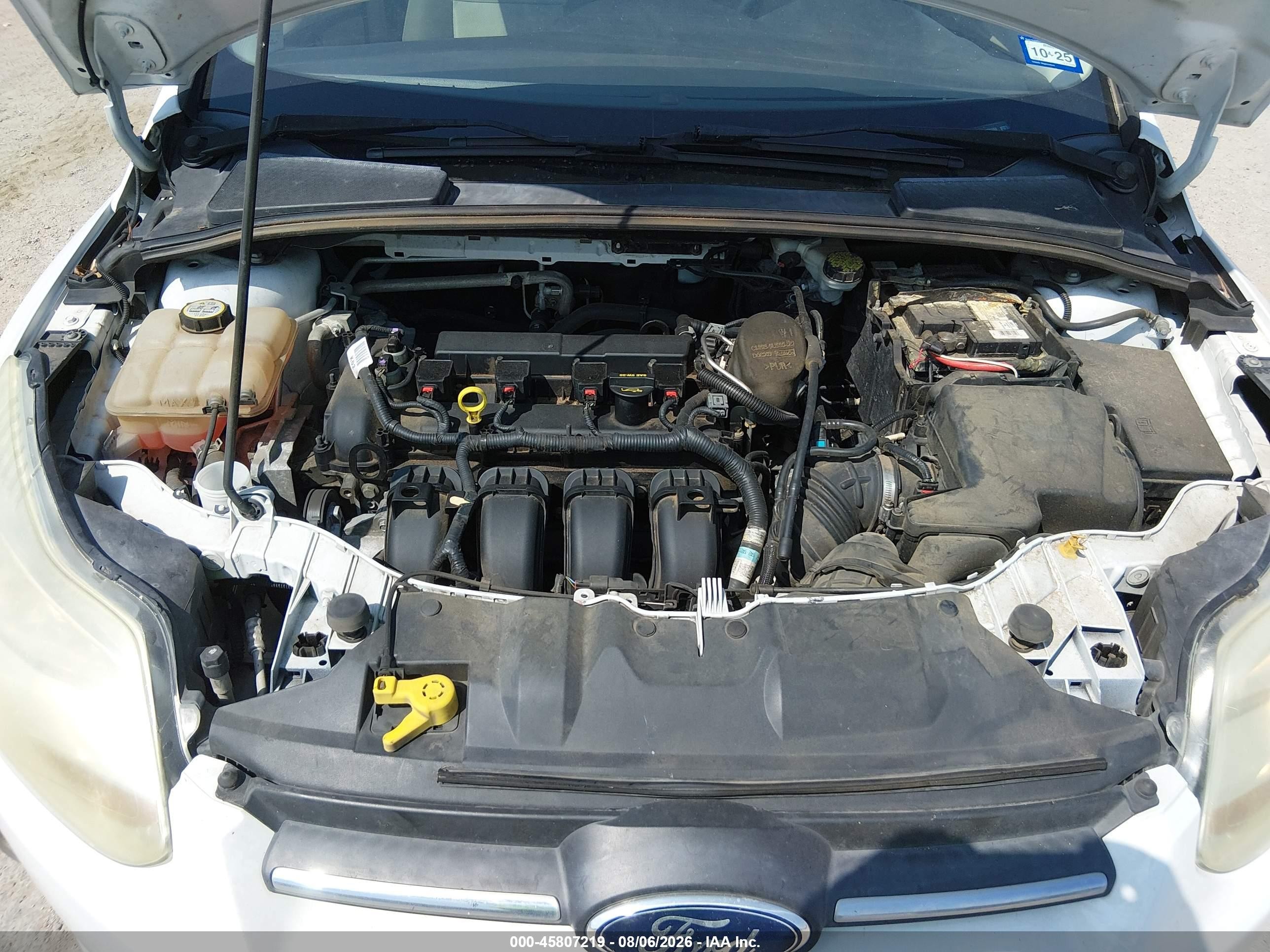 2012 Ford Focus Se Белый vin: 1FAHP3F20CL478288