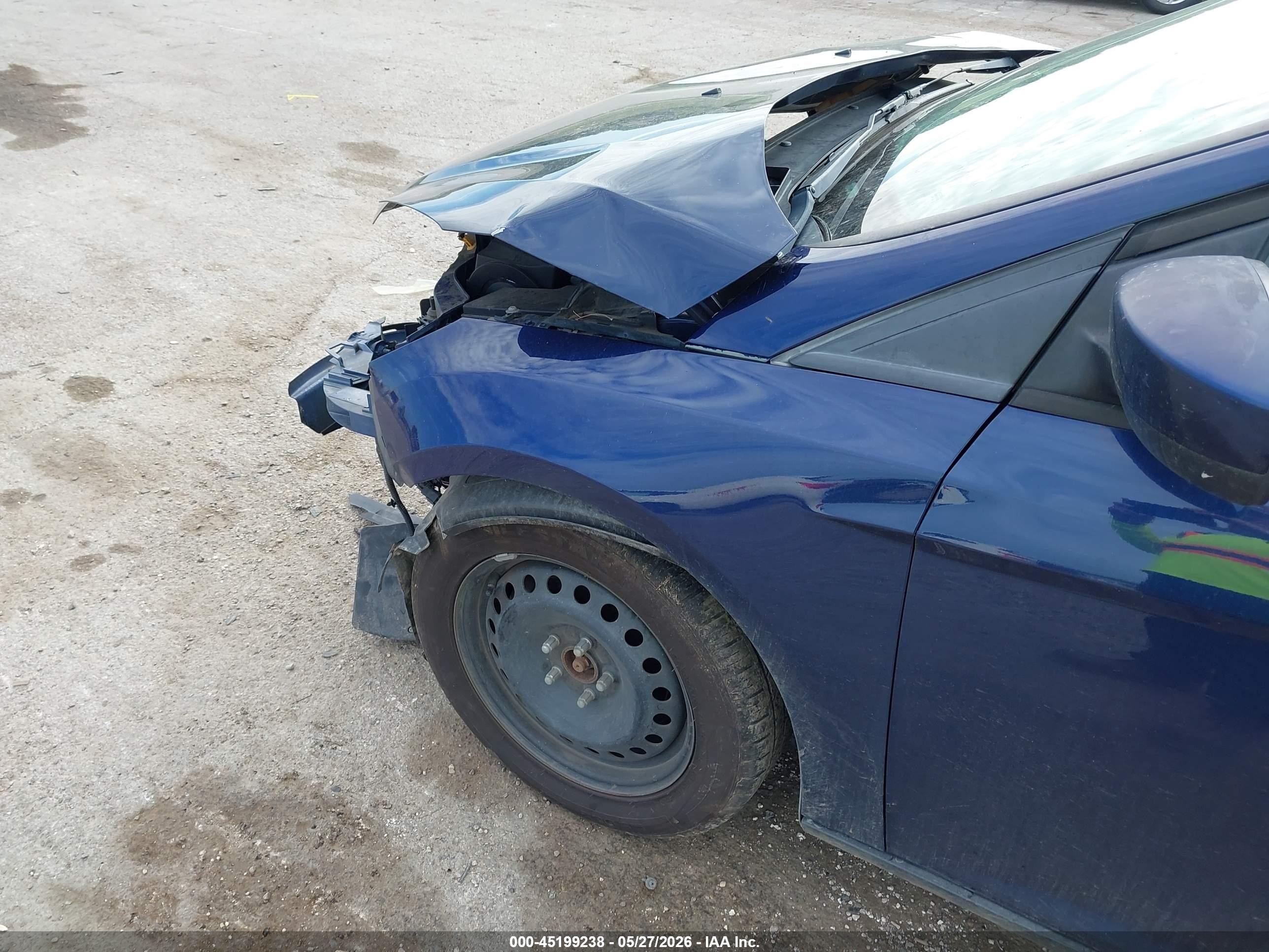 2012 Ford Focus Se Blue vin: 1FAHP3F21CL112288