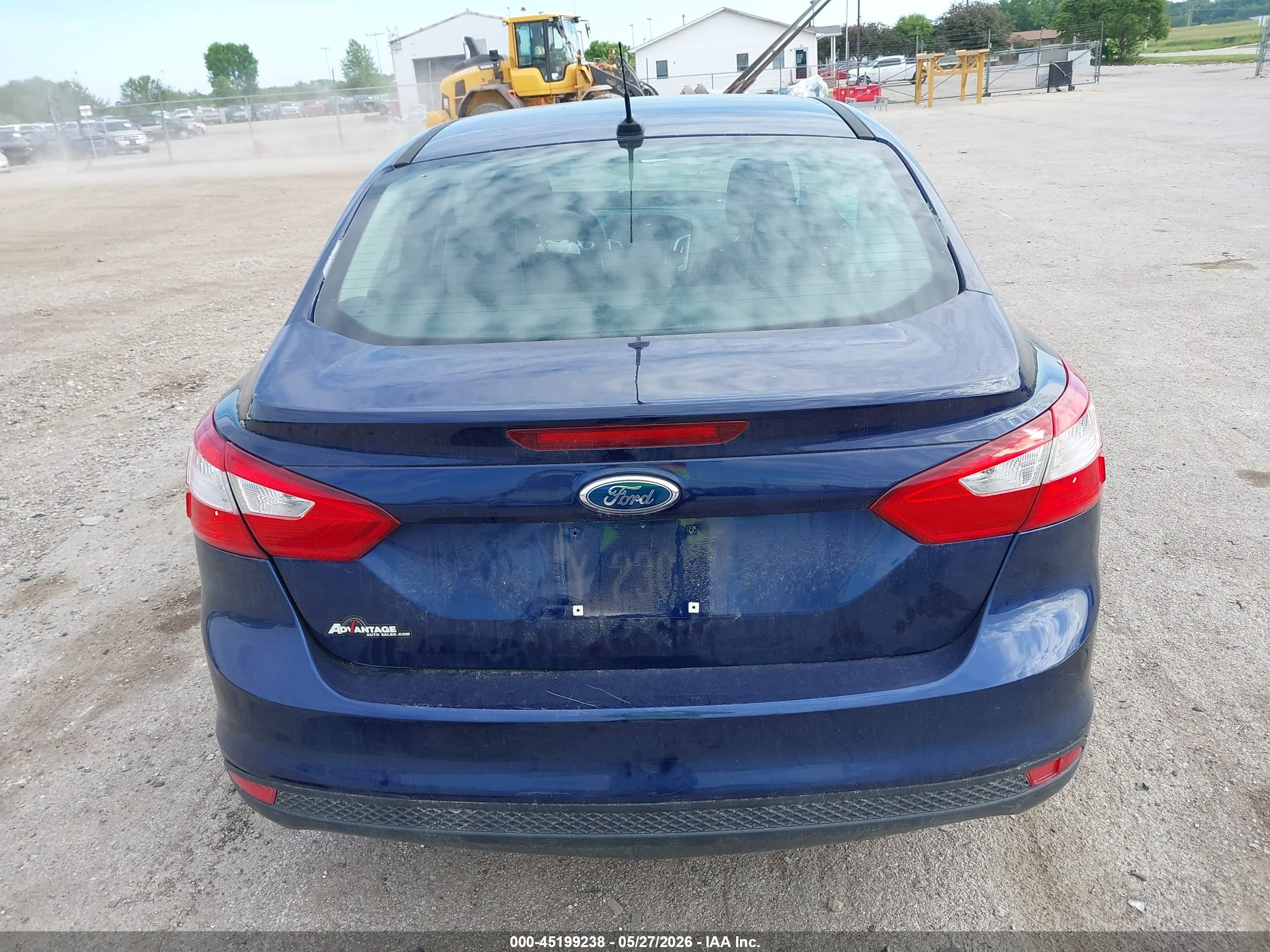 2012 Ford Focus Se Blue vin: 1FAHP3F21CL112288
