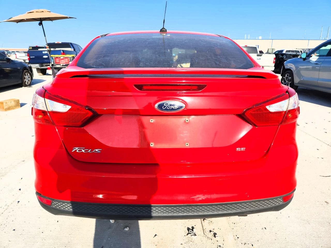 2012 Ford Focus Se Red vin: 1FAHP3F21CL150961