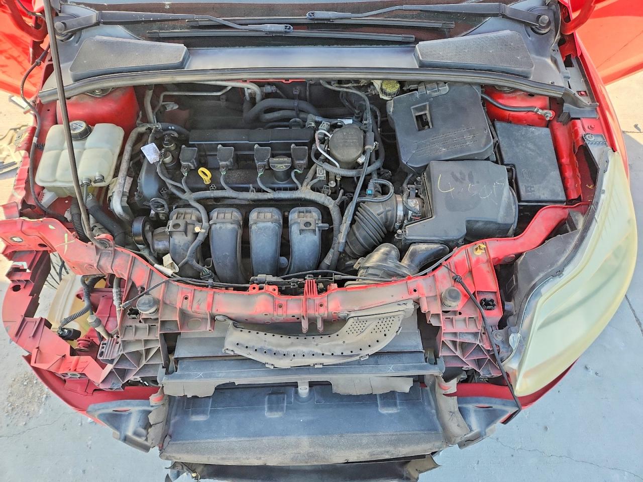2012 Ford Focus Se Red vin: 1FAHP3F21CL150961