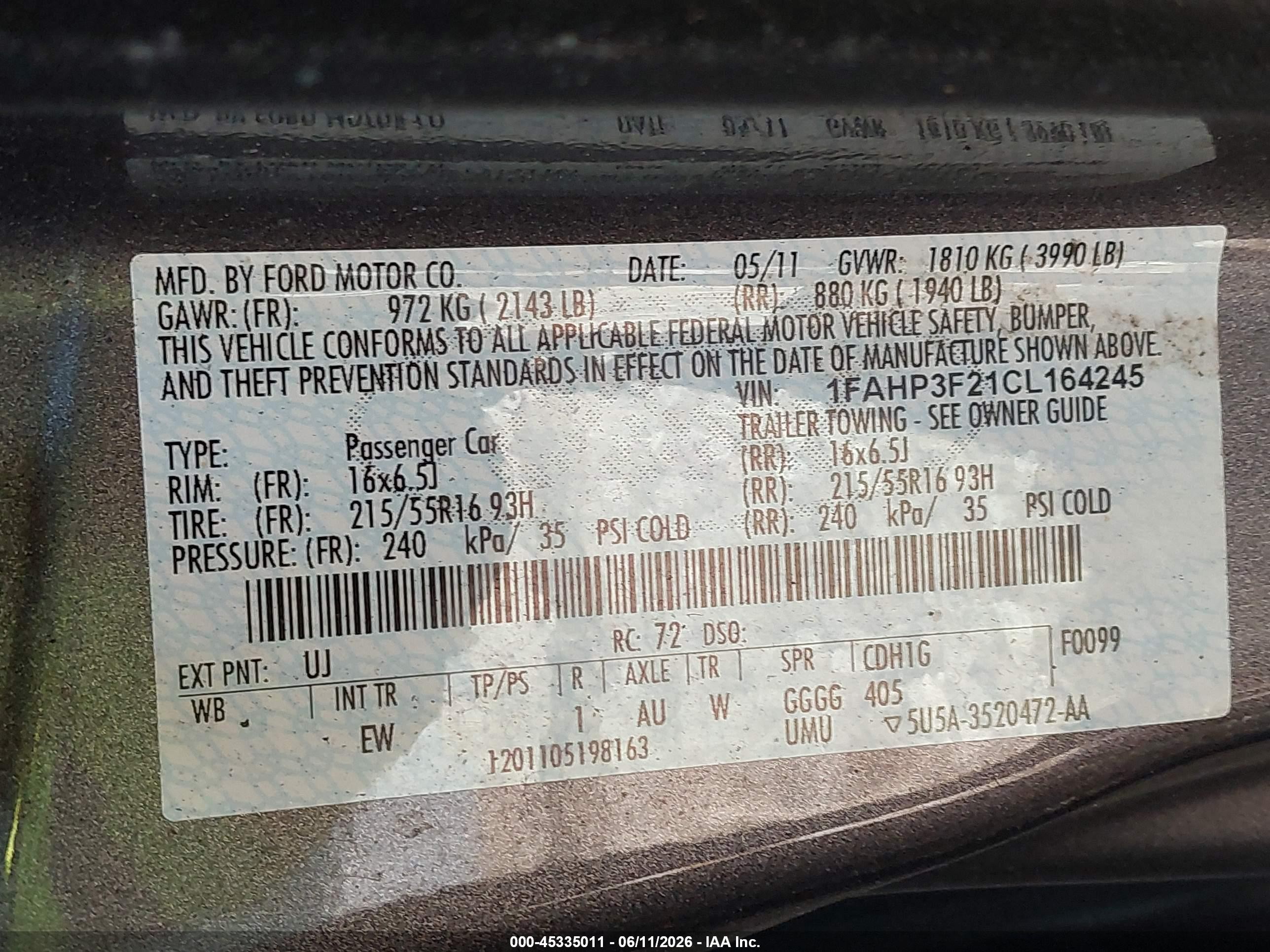 2012 Ford Focus Se Gray vin: 1FAHP3F21CL164245