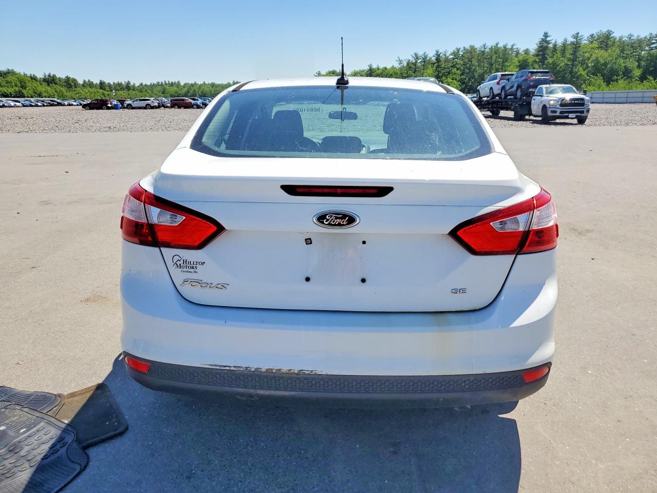 2012 Ford Focus White vin: 1FAHP3F21CL169798