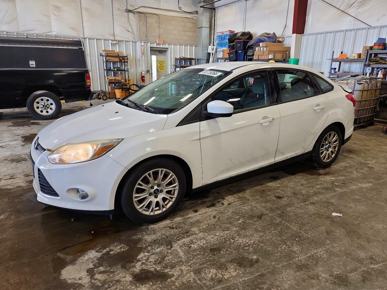 2012 Ford Focus Se White vin: 1FAHP3F21CL179473