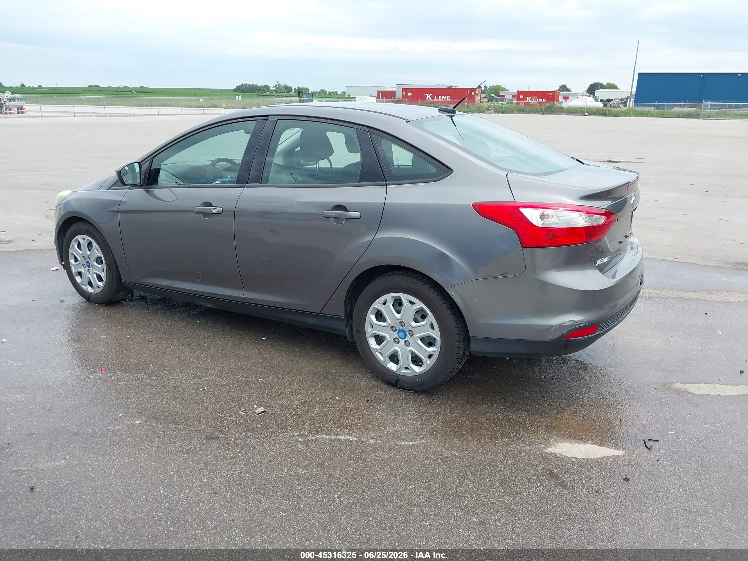 2012 Ford Focus Se Gray vin: 1FAHP3F21CL194135
