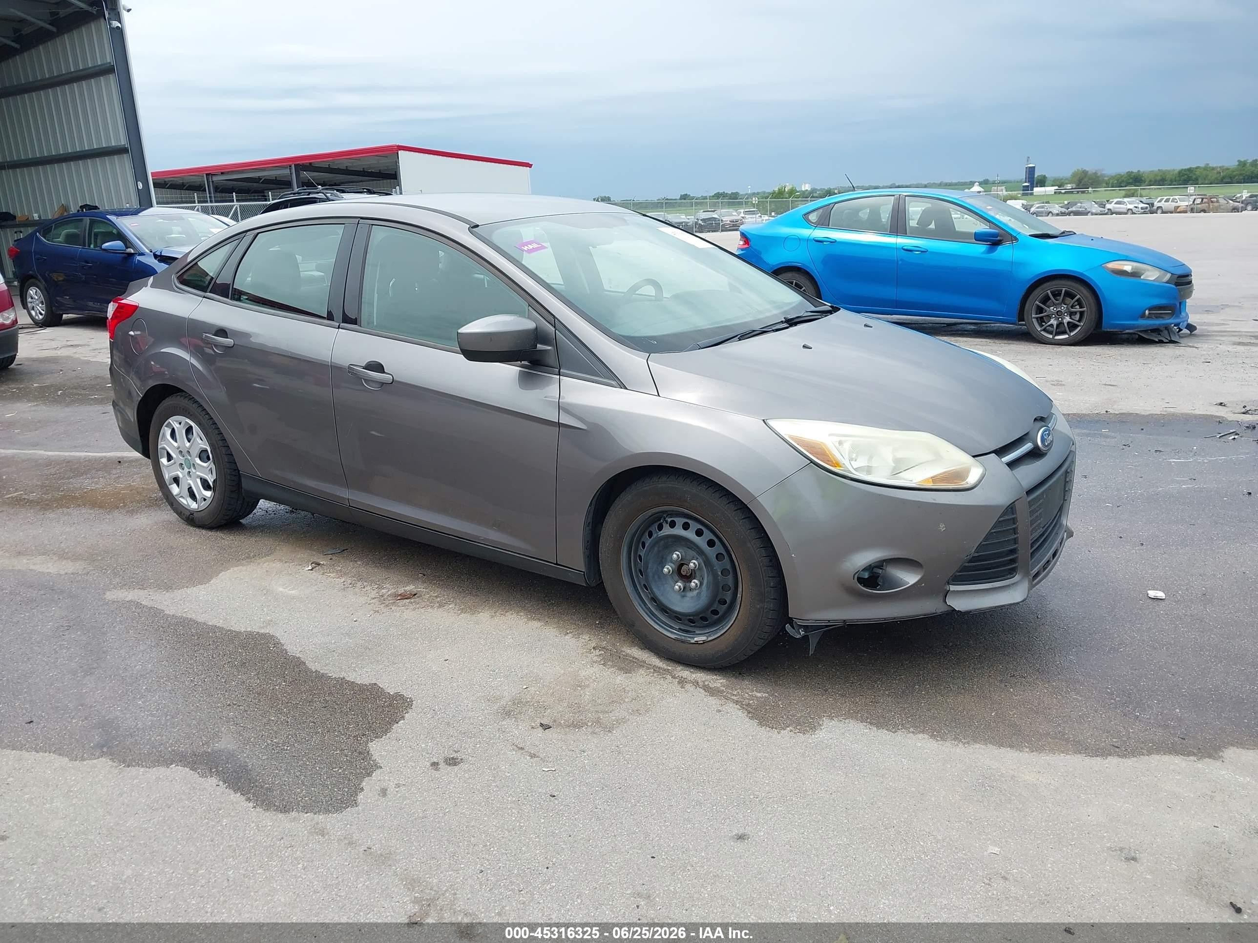 2012 Ford Focus Se Gray vin: 1FAHP3F21CL194135