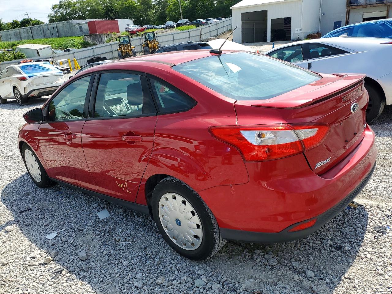 2012 Ford Focus Se Burgundy vin: 1FAHP3F21CL210169