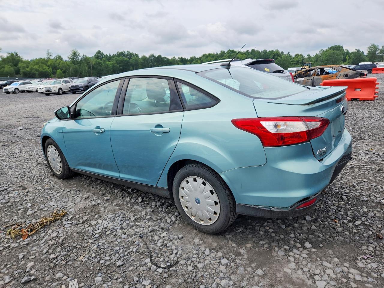 2012 Ford Focus Se Blue vin: 1FAHP3F21CL219356