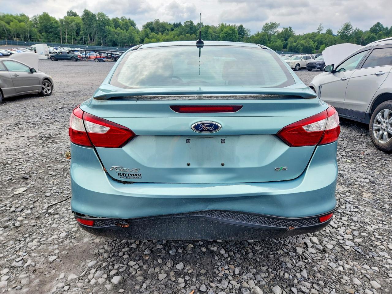 2012 Ford Focus Se Blue vin: 1FAHP3F21CL219356