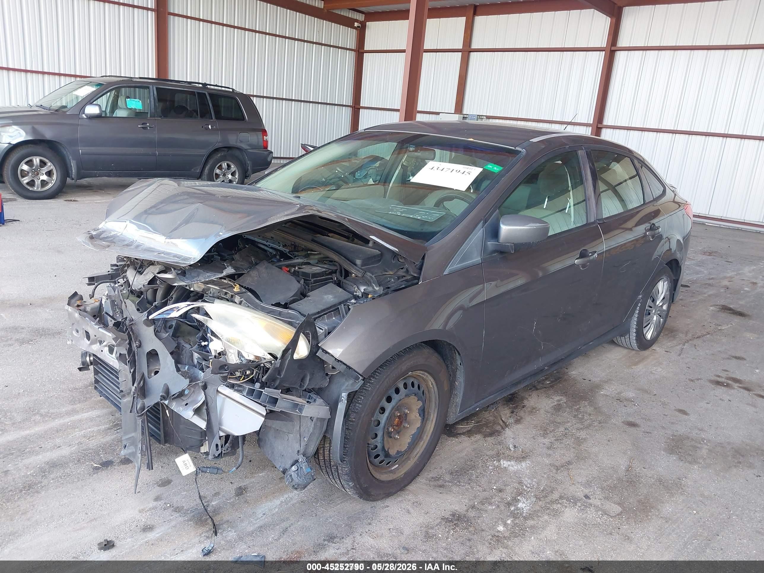 2012 Ford Focus Se Gray vin: 1FAHP3F21CL225044