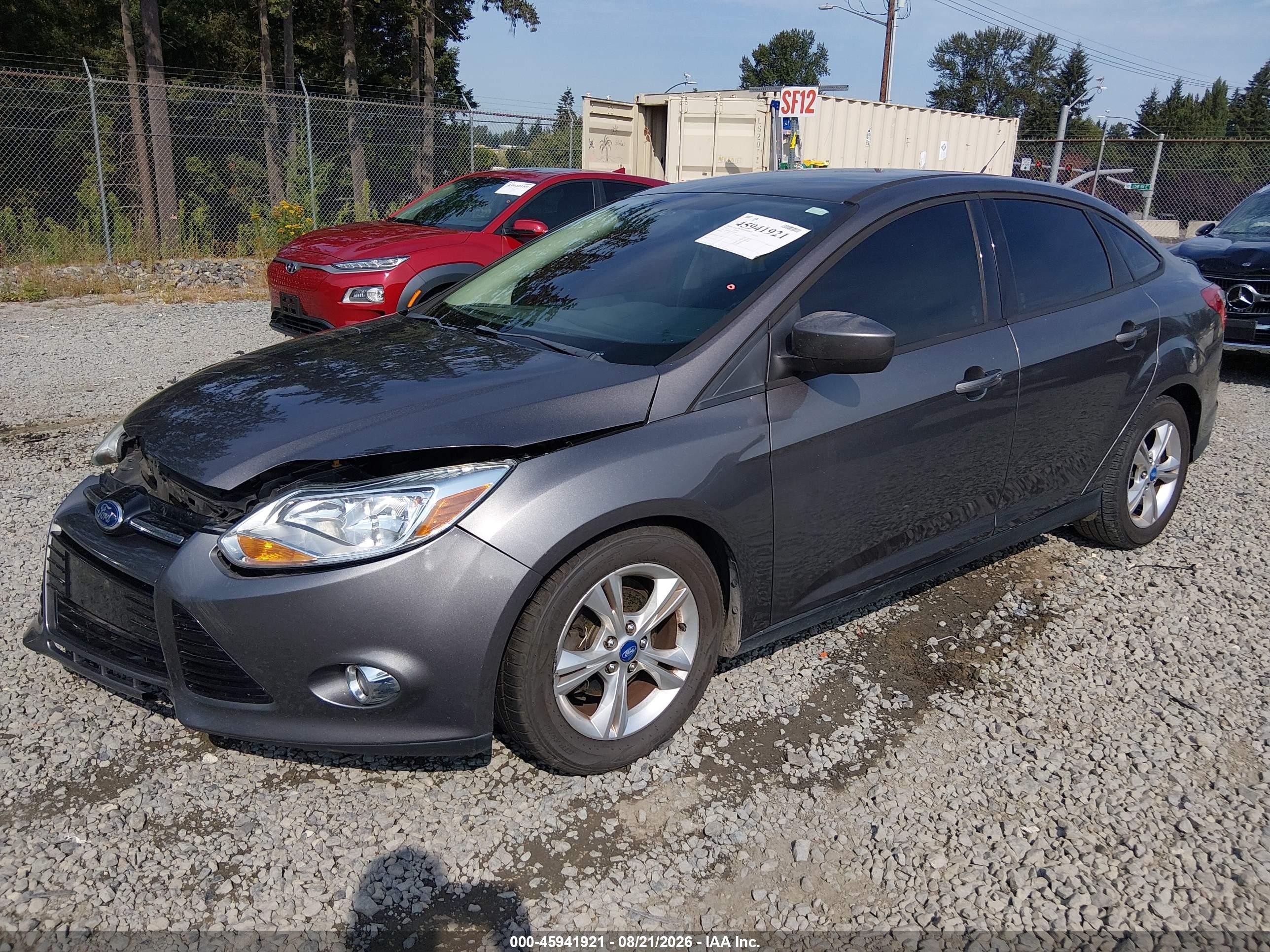 2012 Ford Focus Se Black vin: 1FAHP3F21CL226355