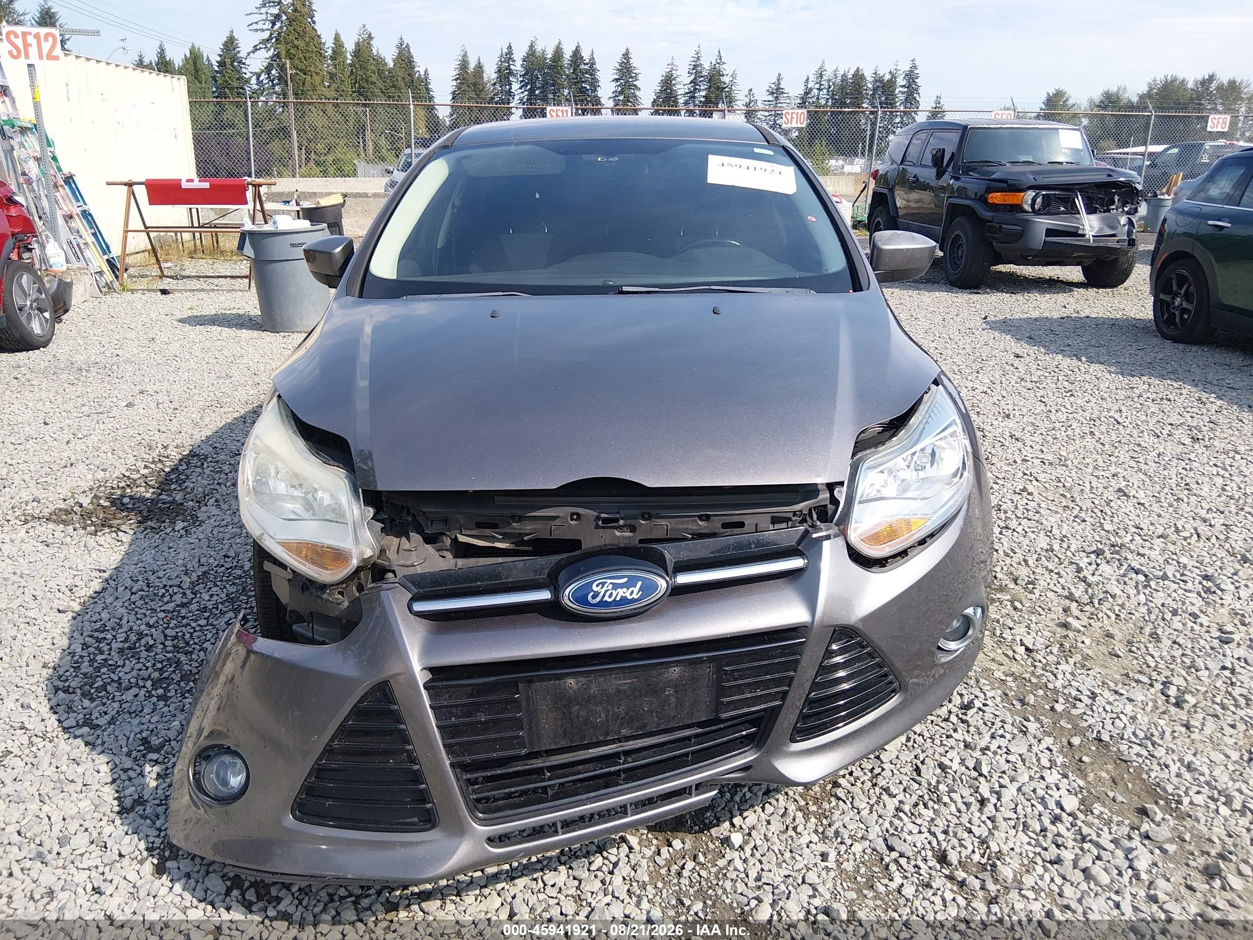 2012 Ford Focus Se Black vin: 1FAHP3F21CL226355