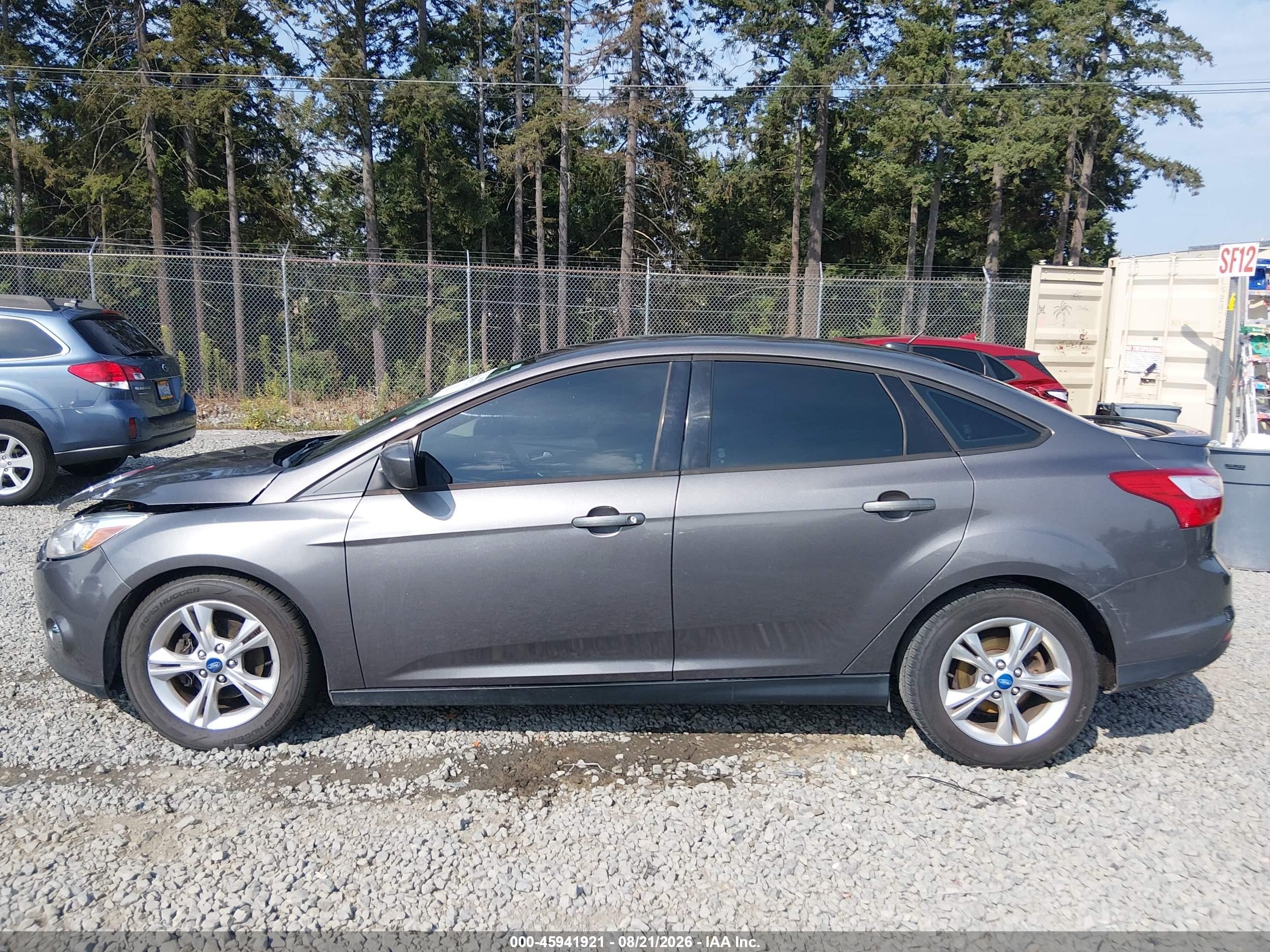 2012 Ford Focus Se Black vin: 1FAHP3F21CL226355