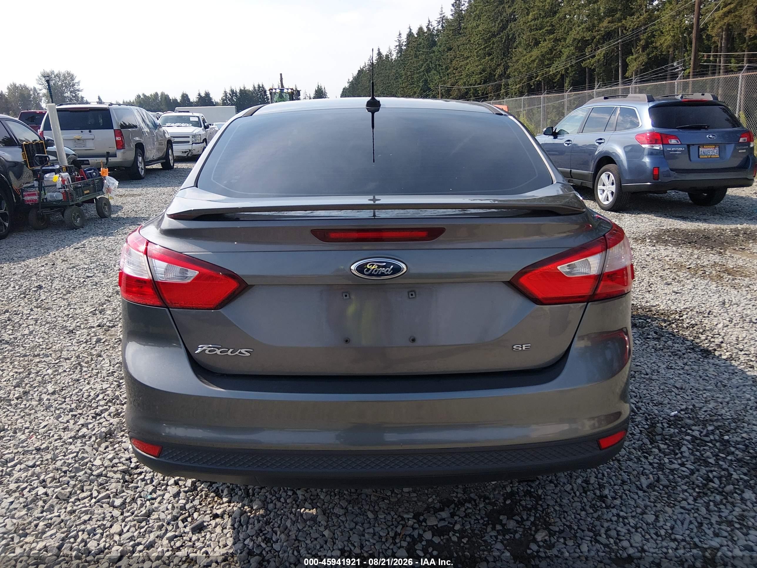 2012 Ford Focus Se Black vin: 1FAHP3F21CL226355