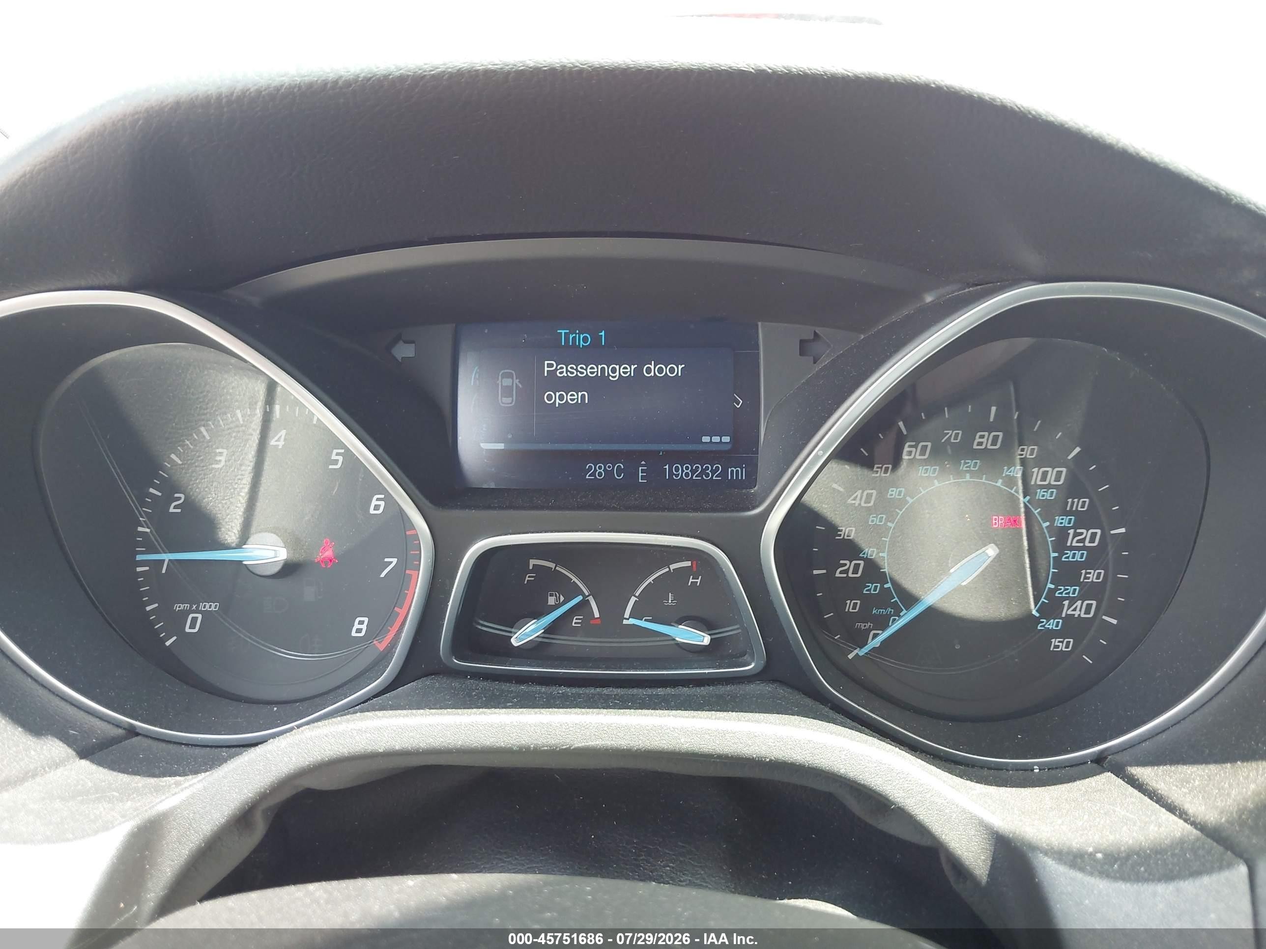 2012 Ford Focus Se Red vin: 1FAHP3F21CL234116