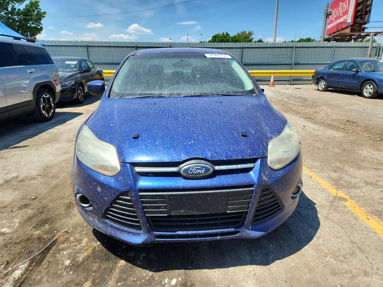 2012 Ford Focus Se Blue vin: 1FAHP3F21CL250428