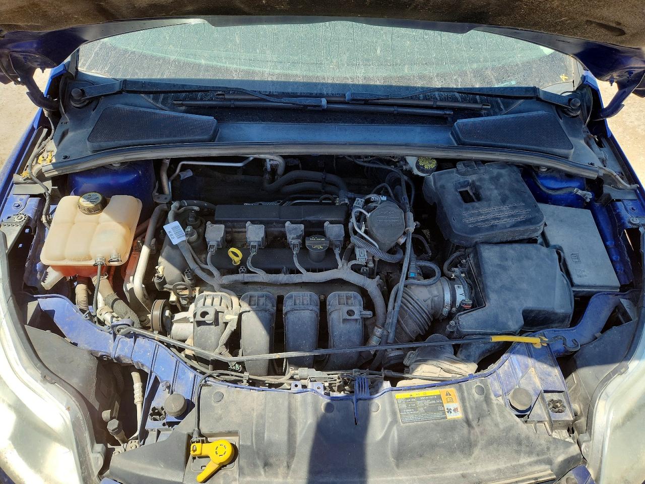 2012 Ford Focus Se Blue vin: 1FAHP3F21CL250428