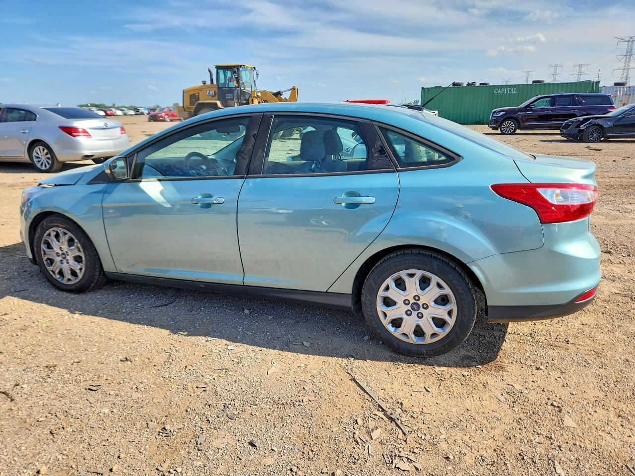 2012 Ford Focus Se Turquoise vin: 1FAHP3F21CL271330