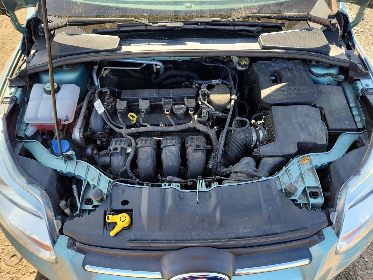 2012 Ford Focus Se Turquoise vin: 1FAHP3F21CL271330