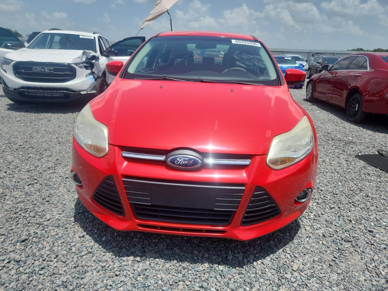 2012 Ford Focus Se Red vin: 1FAHP3F21CL282568