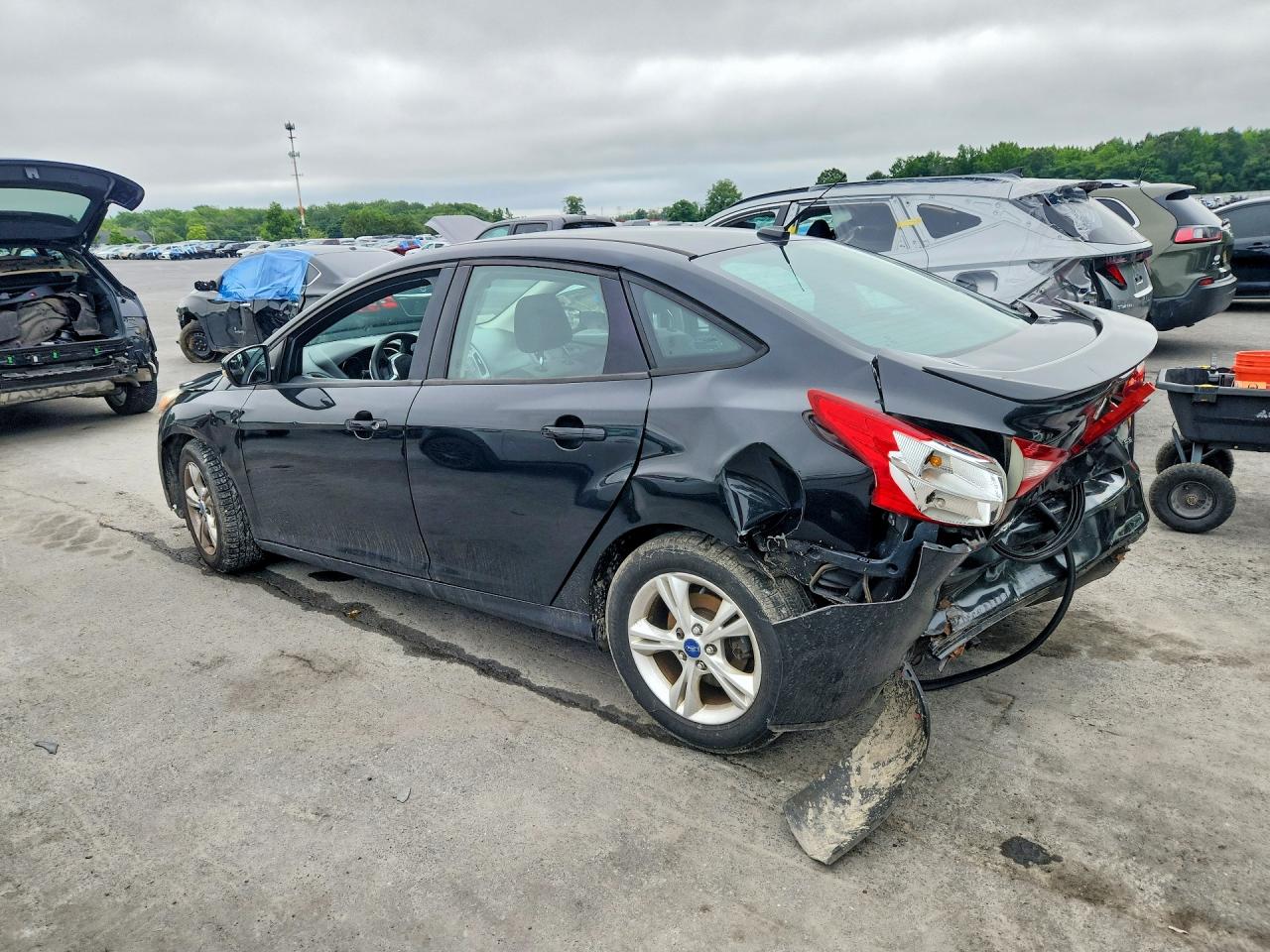2012 Ford Focus Se Black vin: 1FAHP3F21CL284207