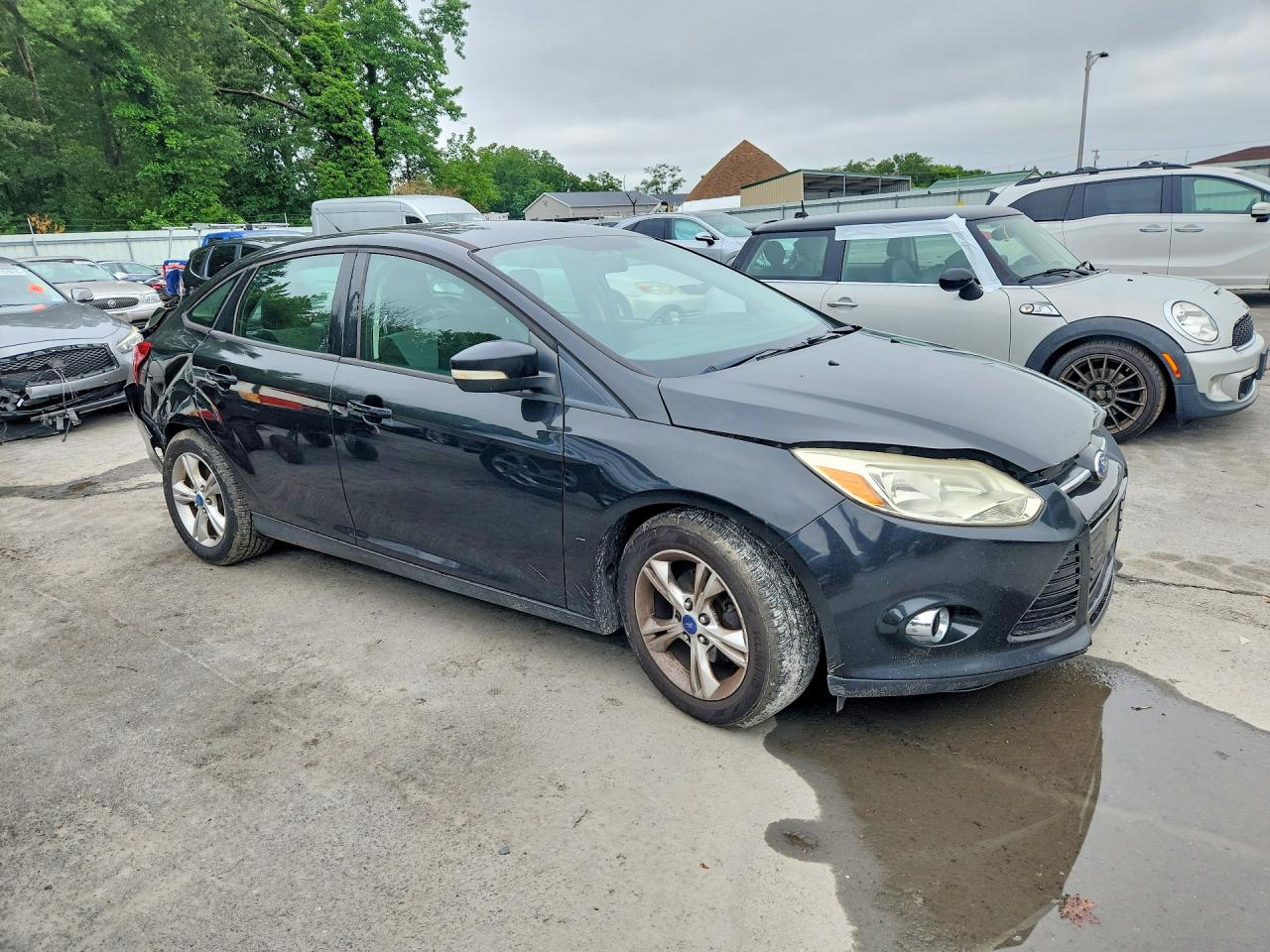2012 Ford Focus Se Black vin: 1FAHP3F21CL284207