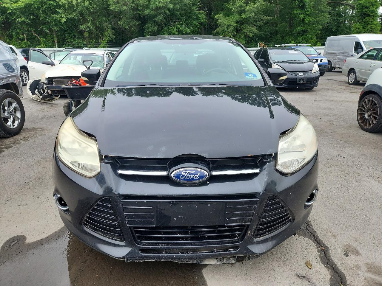 2012 Ford Focus Se Black vin: 1FAHP3F21CL284207