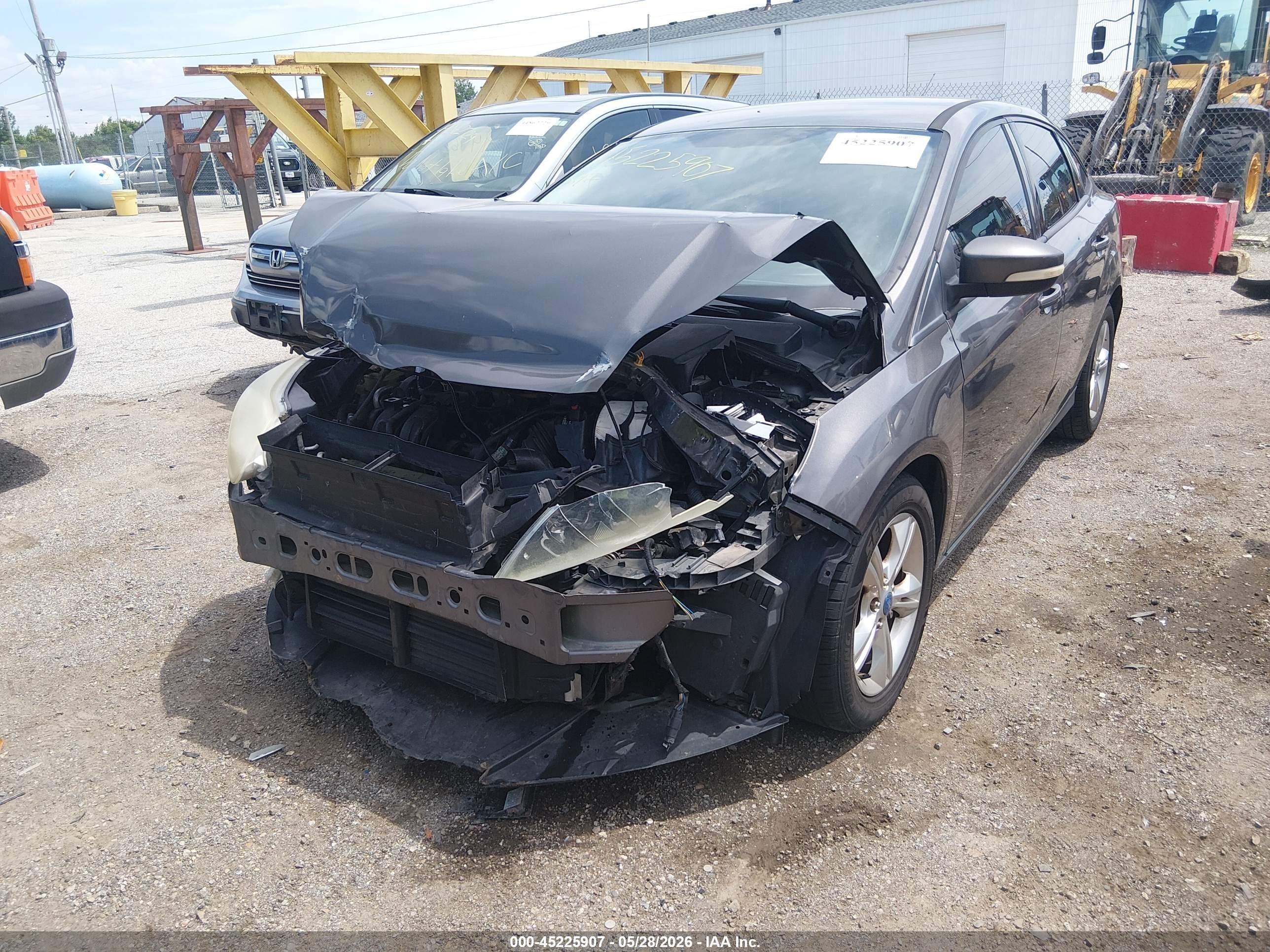 2012 Ford Focus Se Gray vin: 1FAHP3F21CL294347