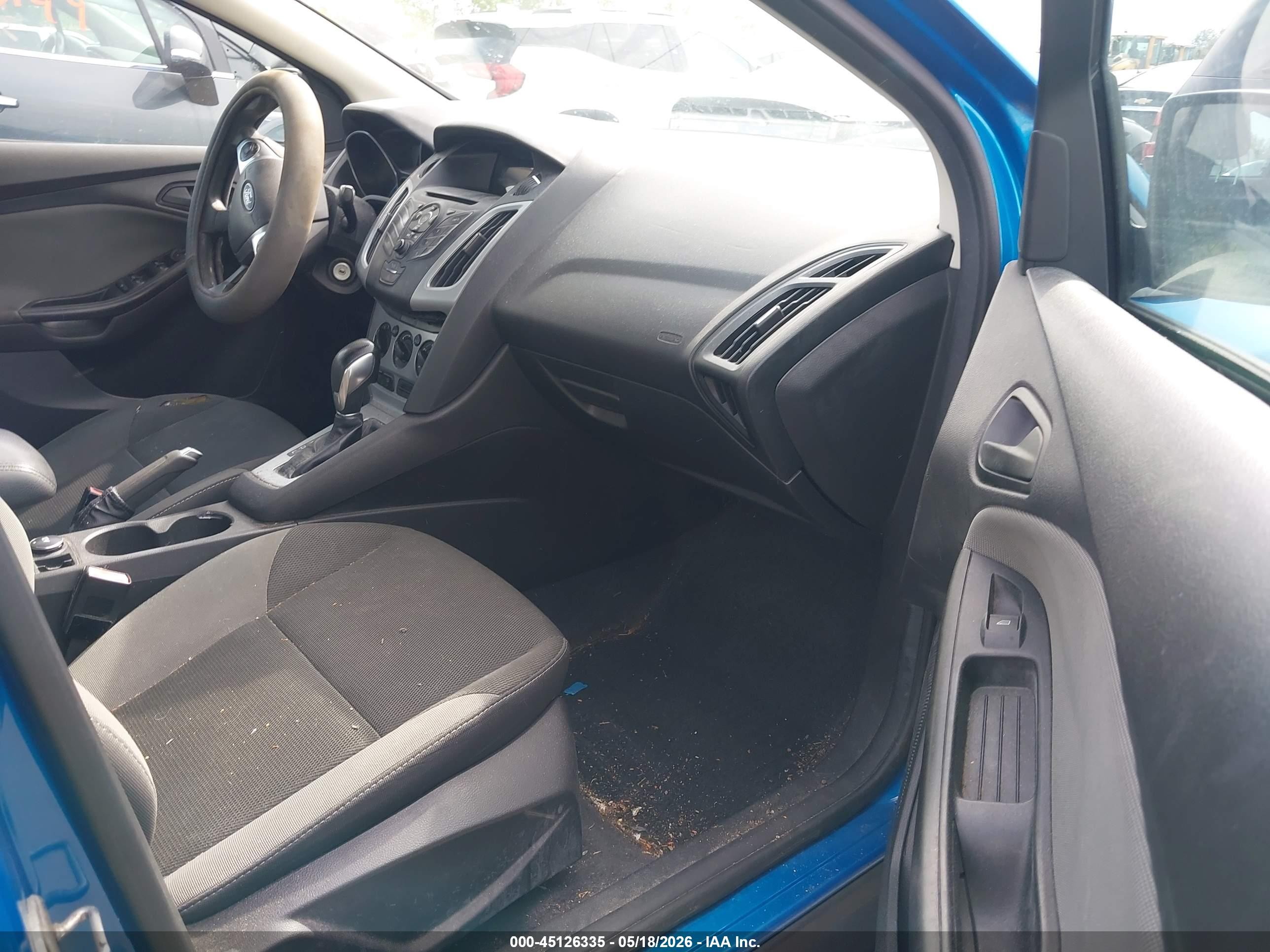 2012 Ford Focus Se Blue vin: 1FAHP3F21CL310269