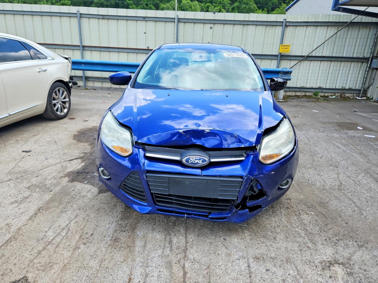 2012 Ford Focus Se Blue vin: 1FAHP3F21CL310272