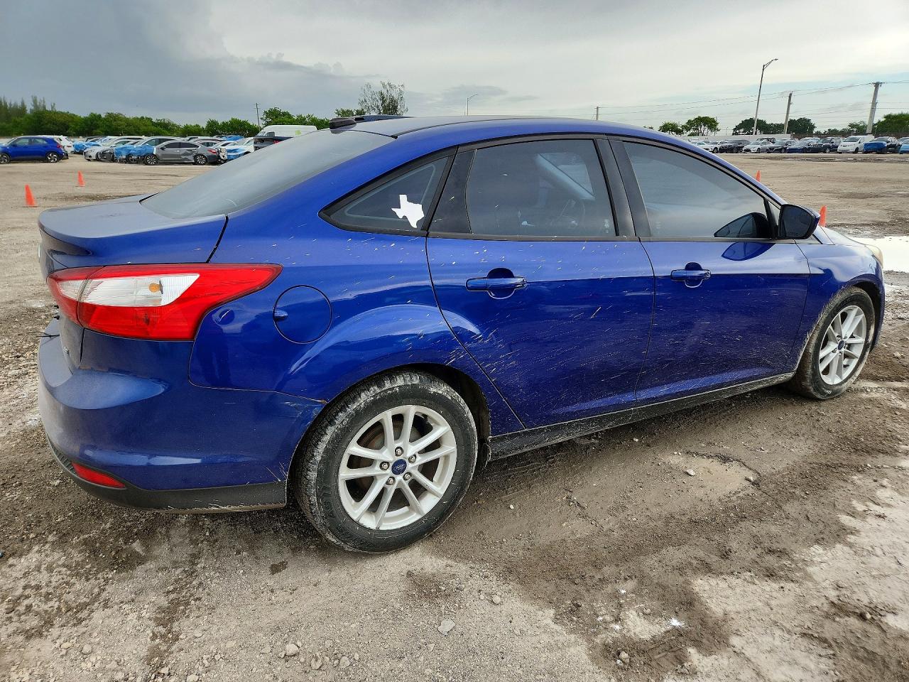 2012 Ford Focus Se Blue vin: 1FAHP3F21CL310756