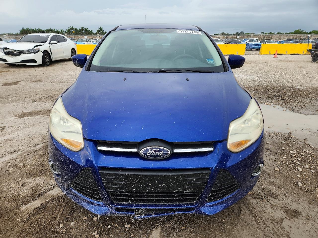 2012 Ford Focus Se Blue vin: 1FAHP3F21CL310756