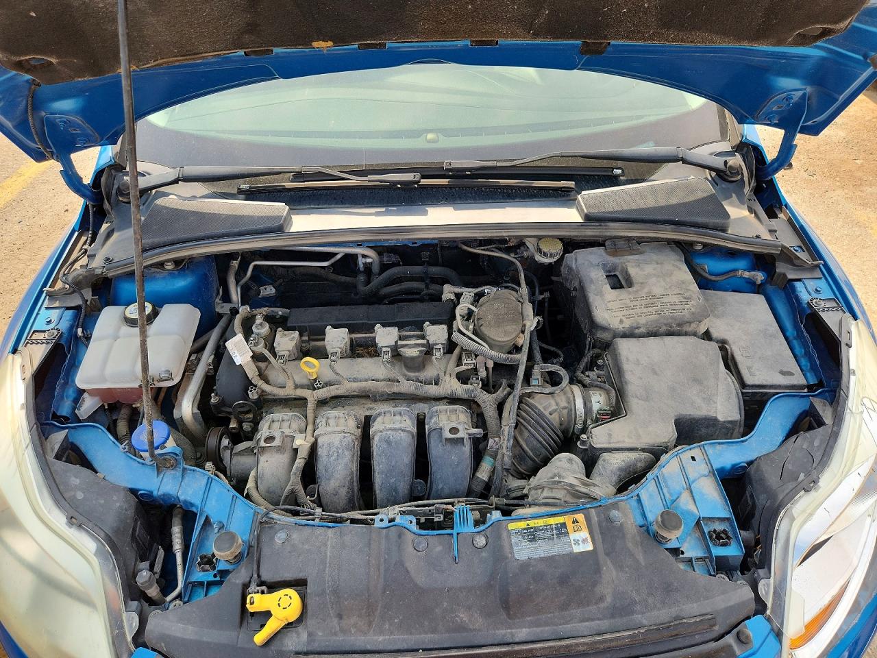 2012 Ford Focus Se Blue vin: 1FAHP3F21CL320770