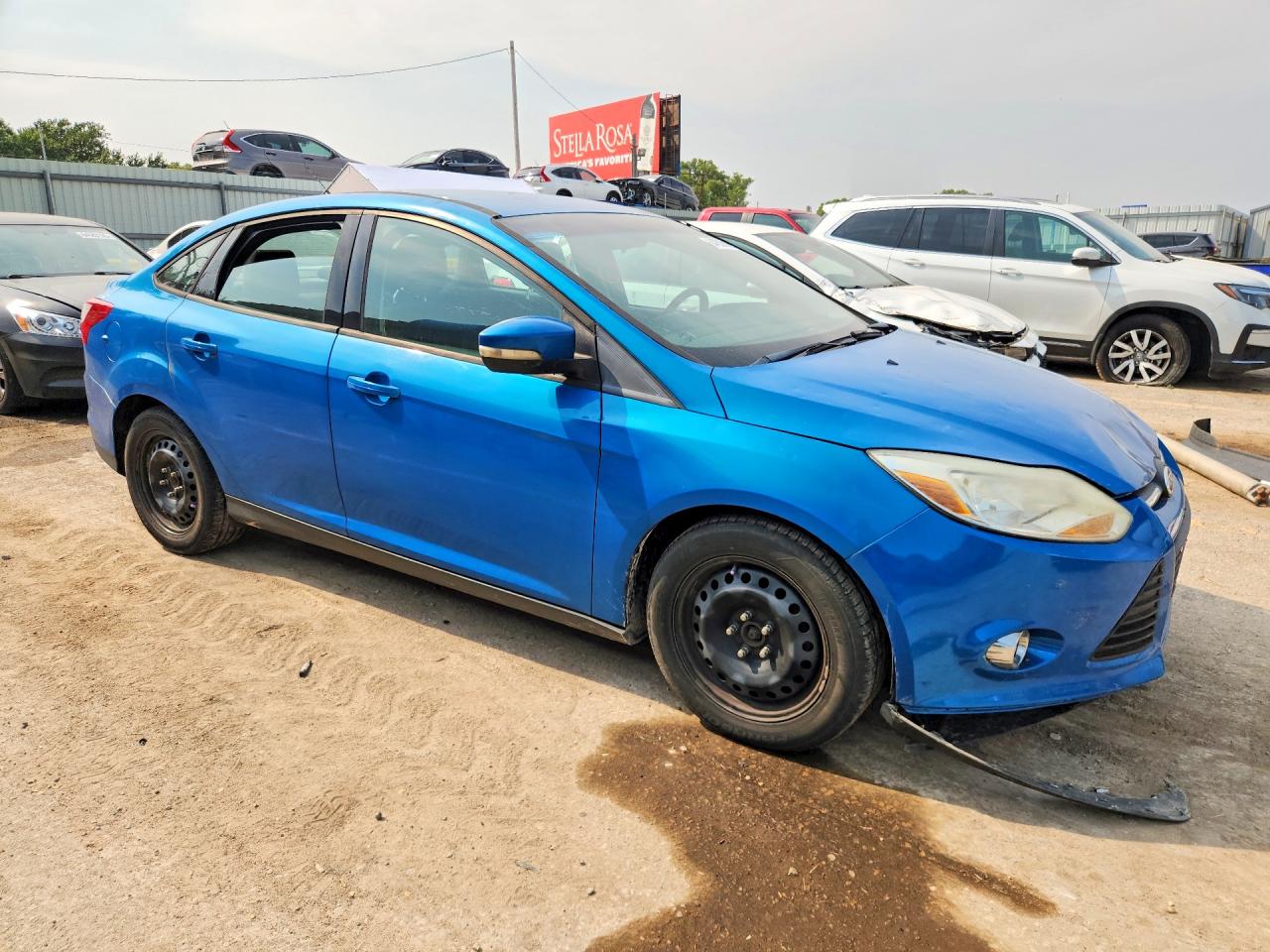 2012 Ford Focus Se Blue vin: 1FAHP3F21CL320770