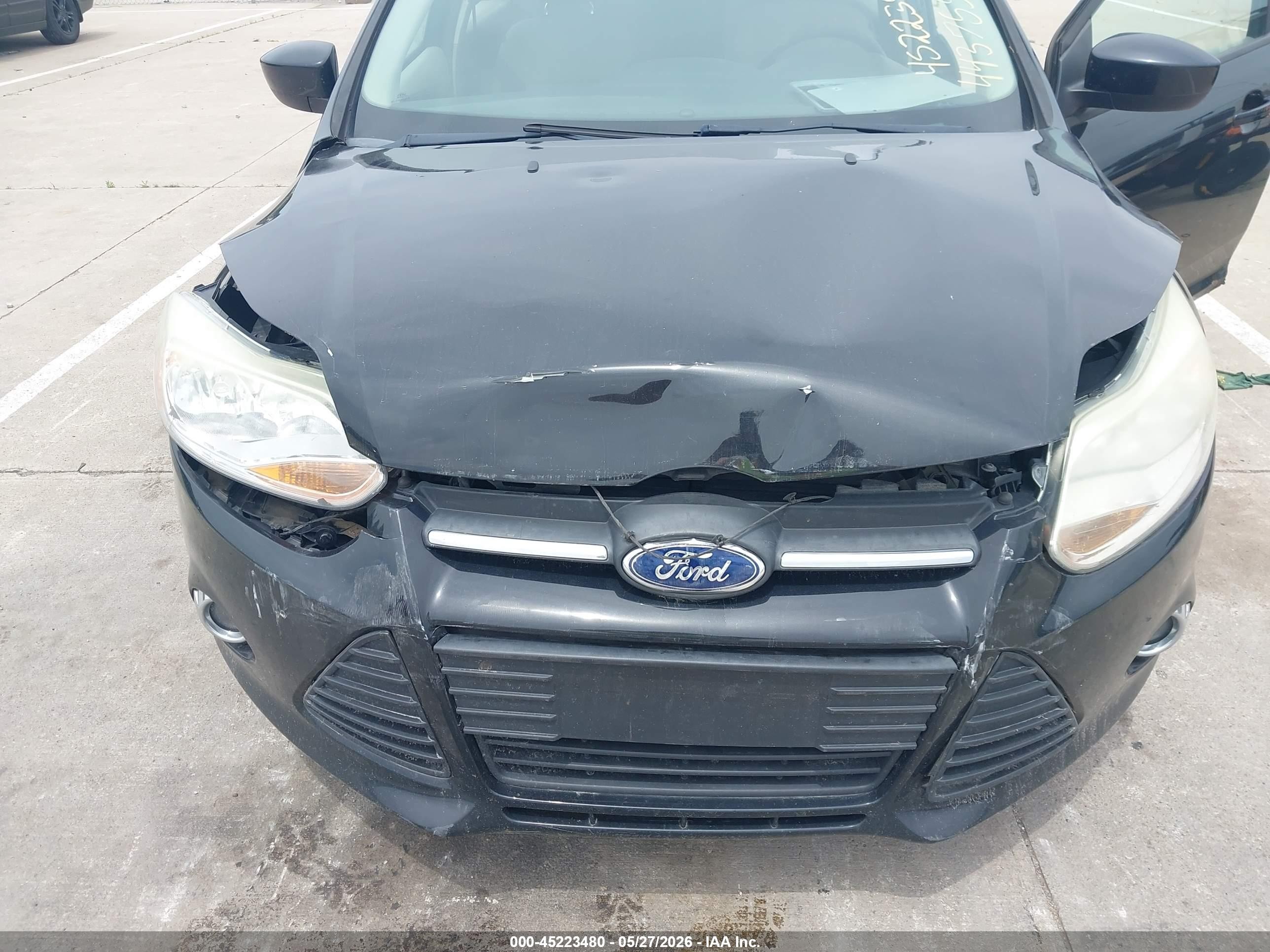 2012 Ford Focus Se Black vin: 1FAHP3F21CL336015