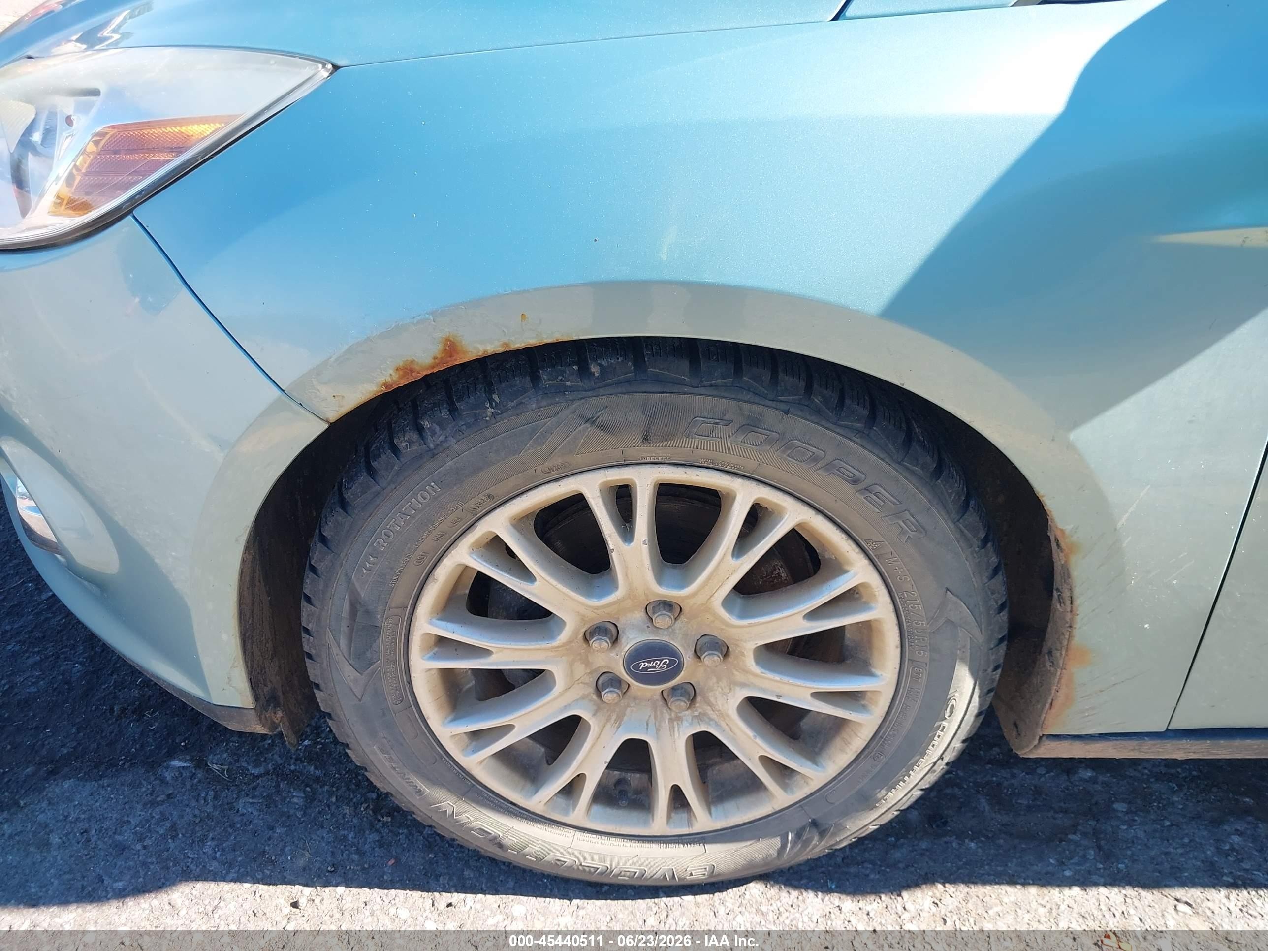2012 Ford Focus Se Teal vin: 1FAHP3F21CL344213
