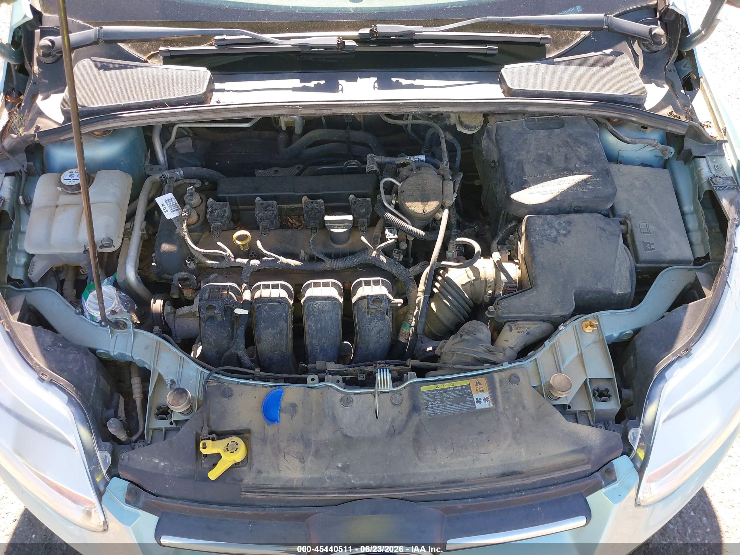 2012 Ford Focus Se Teal vin: 1FAHP3F21CL344213