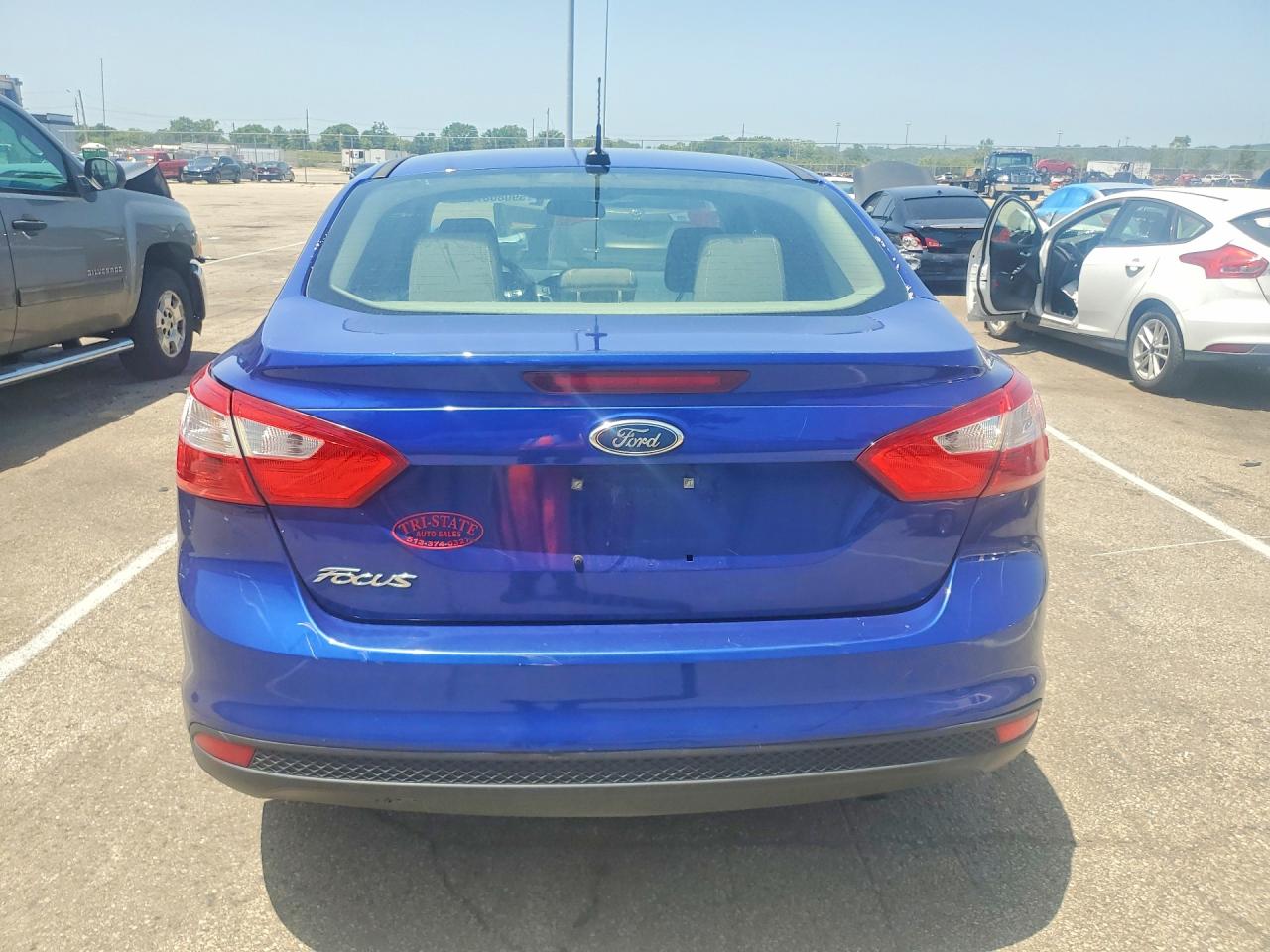 2012 Ford Focus Se Синий vin: 1FAHP3F21CL361111