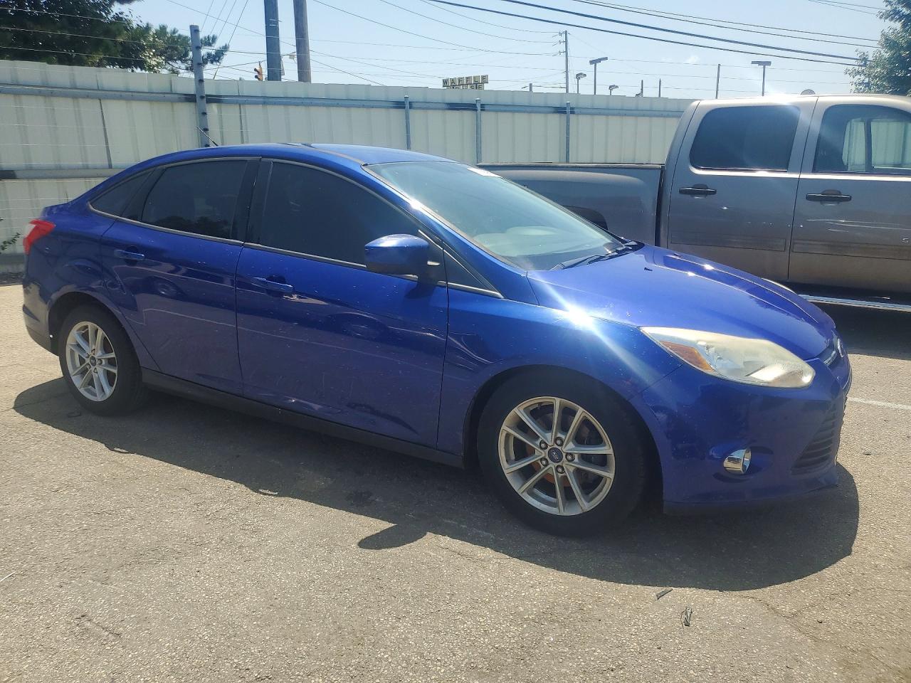 2012 Ford Focus Se Синий vin: 1FAHP3F21CL361111