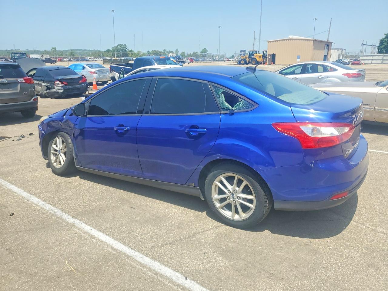 2012 Ford Focus Se Синий vin: 1FAHP3F21CL361111