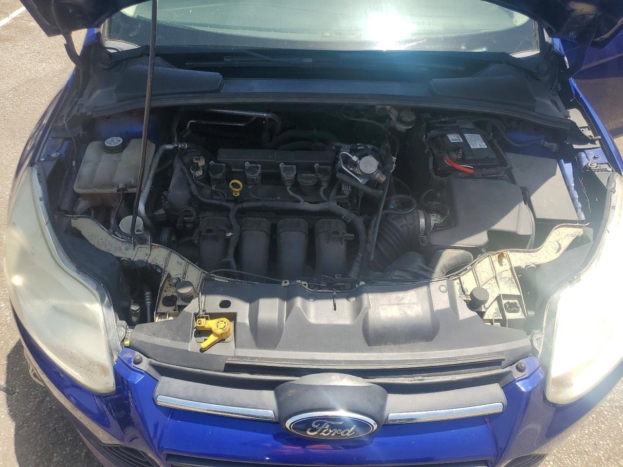 2012 Ford Focus Se Синий vin: 1FAHP3F21CL361111