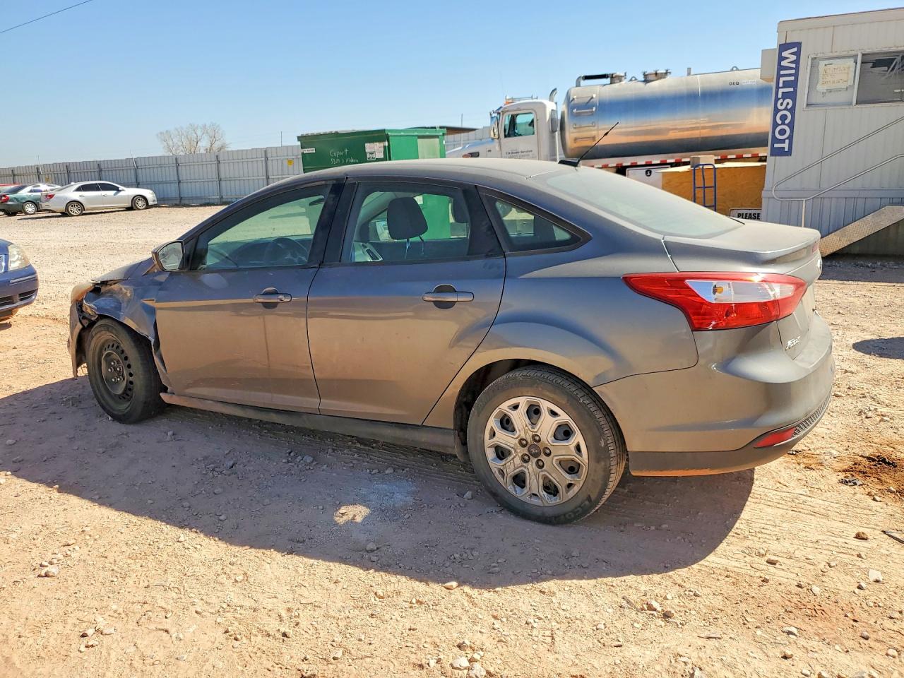 2012 Ford Focus Se Gray vin: 1FAHP3F22CL112090
