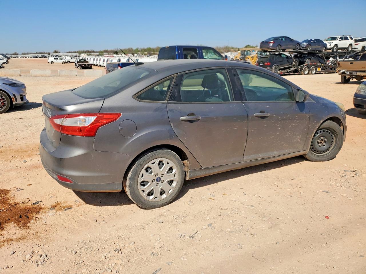 2012 Ford Focus Se Gray vin: 1FAHP3F22CL112090