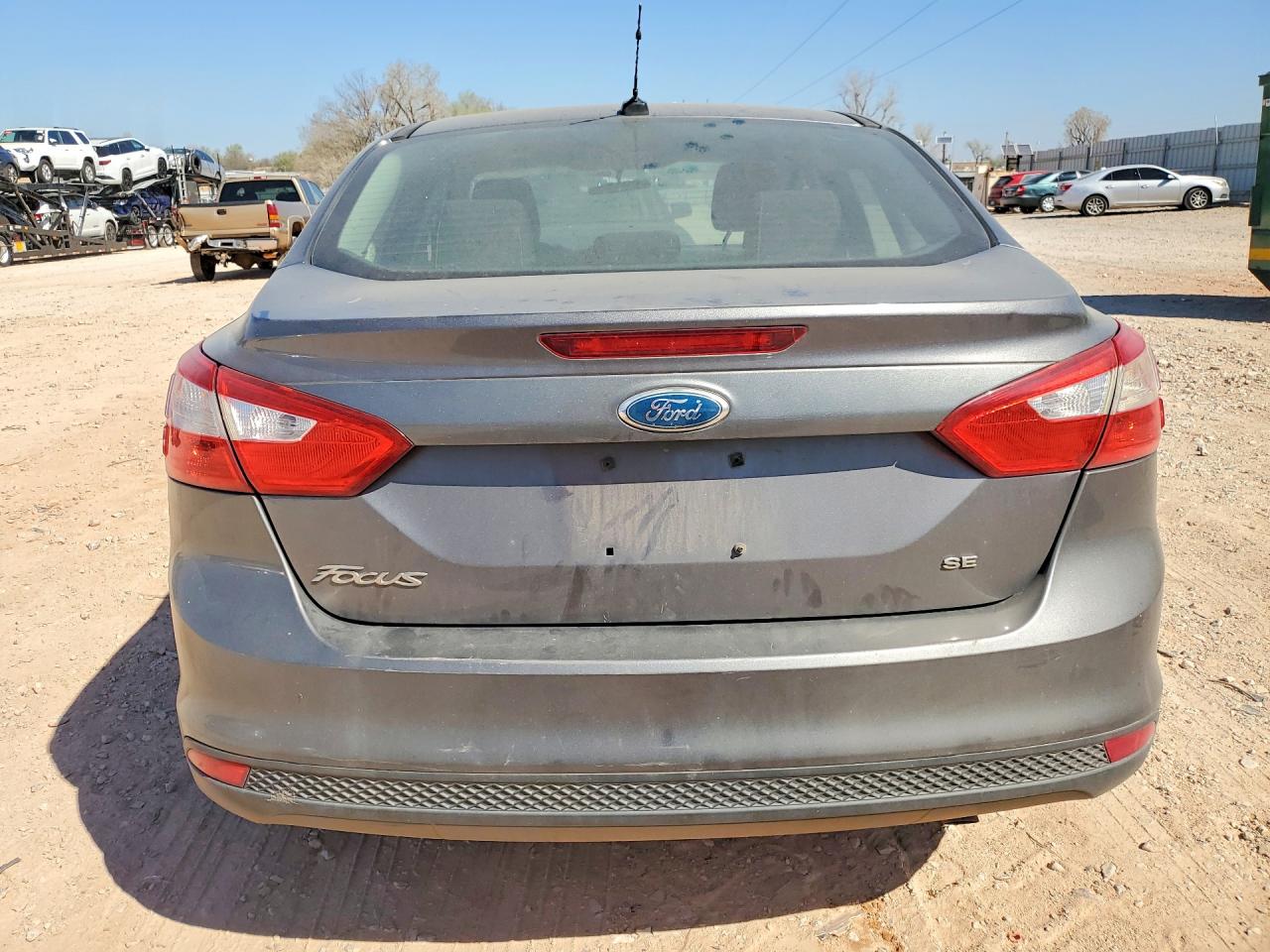 2012 Ford Focus Se Gray vin: 1FAHP3F22CL112090