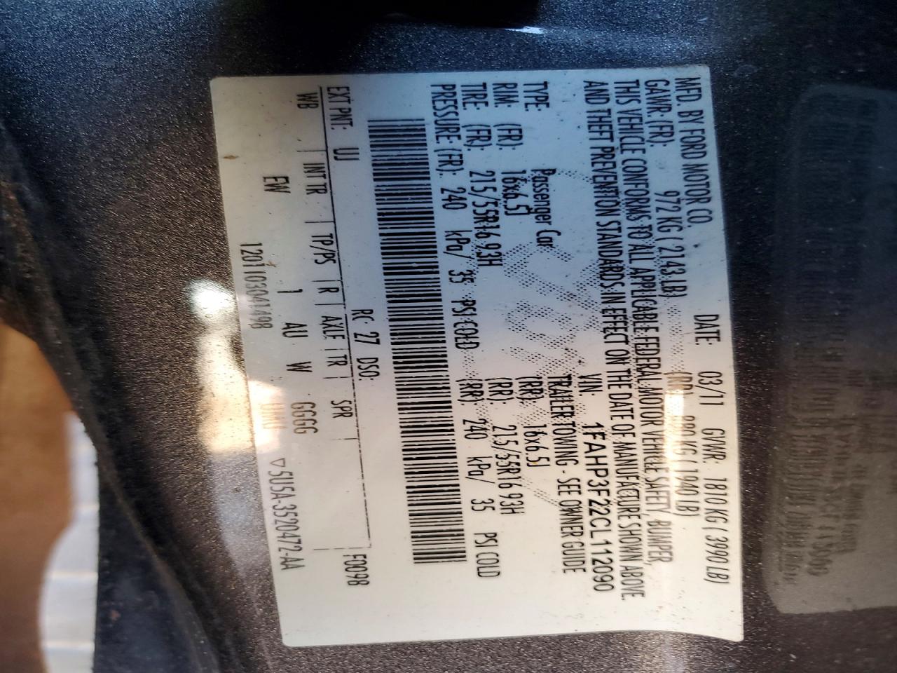 2012 Ford Focus Se Gray vin: 1FAHP3F22CL112090