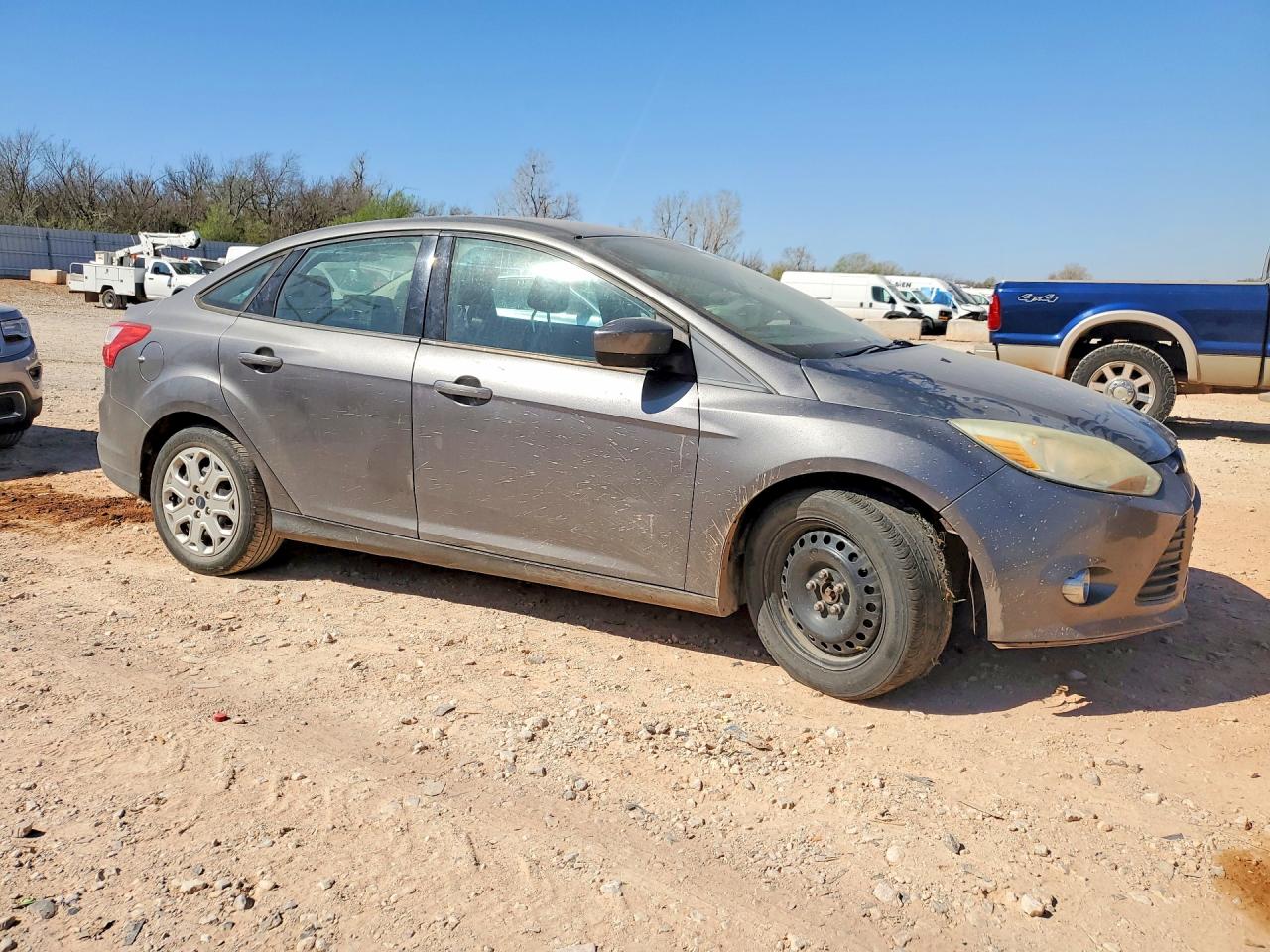 2012 Ford Focus Se Gray vin: 1FAHP3F22CL112090
